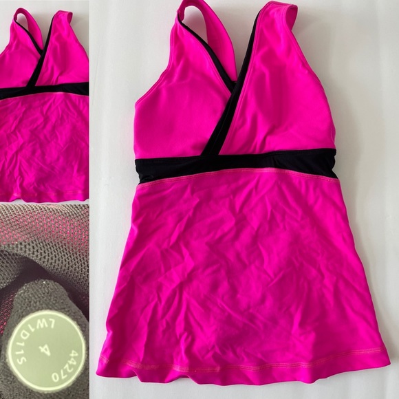 Lululemon pink tank top excellent size 4 - Picture 4 of 14